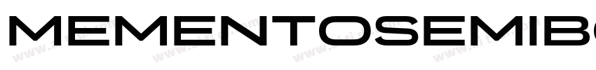 MementoSemiBold Semi字体转换 MementoSemiBold Semi字体转换